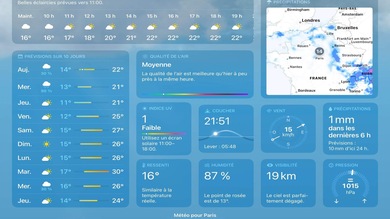 iPadOS 16 : enfin une application Météo dédiée !