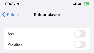 iOS 16 : le clavier avec retour haptique consommerait beaucoup de batterie