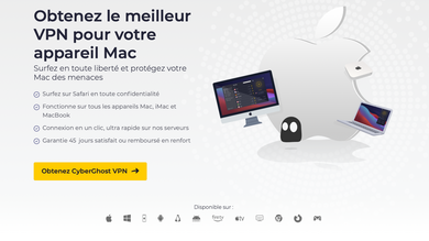 Encore quelques heures pour profiter de 39 mois de CyberGhost VPN à -84% (1,89€/mois)