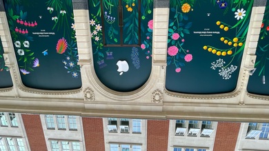 Quelques images de la devanture du nouvel Apple Store de Brompton Road