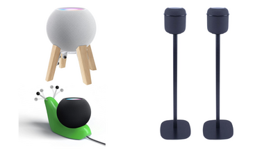 Une sélection de supports et accessoires pour les HomePod et HomePod mini