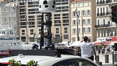 Apple Maps de passage sur le Vieux Port de Marseille (photo)