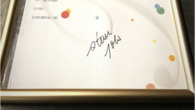 Seriez-vous prêt à dépenser 95 000 dollars pour un autographe de Steve Jobs ?