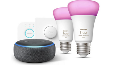 Des packs Philips Hue/Echo, parfaits pour débuter en domotique, dès 29€, livrés avant Noël