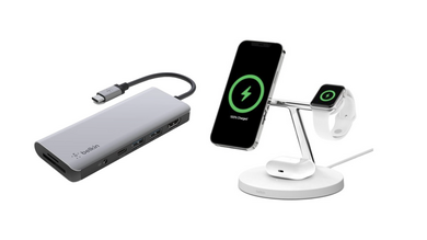 Le hub USB-C Belkin 7 ports à 49€ (-30€), chargeur 3-en-1 MagSafe Boost Charge Pro à 137€