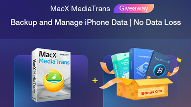 Sauvegardez vos iPhone avec MacX MediaTrans : une licence achetée, 3 logiciels offerts !