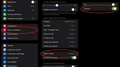 Comment activer le retour haptique du clavier de l'iPhone sous iOS 16