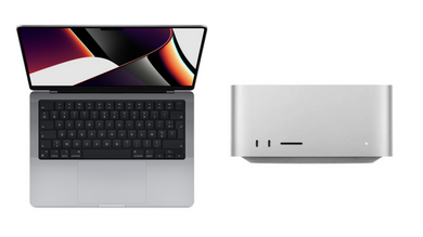 Le Mac Studio dès 2069€, MacBook Pro 14" M1 Pro dès 1729€