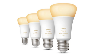 Jusqu'à -40% sur les ampoules connectées Philips Hue (4 ampoules White Ambiance à 58€)