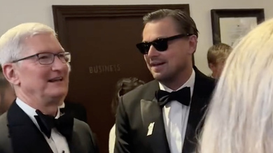 Tim Cook au festival de Cannes, avec Leonardo DiCaprio, Robert DeNiro et Martin Scorsese