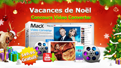 Concours ! Récupérez l'une des 1000 licences pour MacX Video Converter Pro !