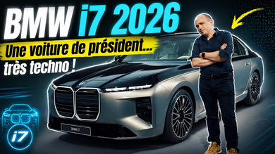 Inédit ! A bord de la luxueuse BMW i7 : un écran 8K et 700 km d'autonomie !