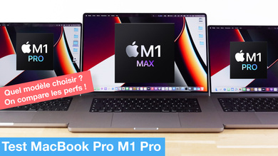 Test de performances des MacBook Pro M1 Pro et M1 Max en vidéo !