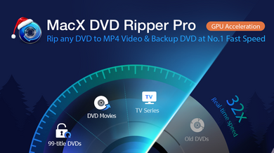 Promo de Noël : -63% sur MacX DVD Ripper Pro (compatible Monterey et Mac M1) 