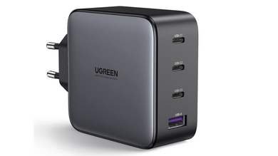 Le chargeur Ugreen 100W avec 3 USB-C et 1 USB-A à 64€ (-15%), parfait pour les vacances