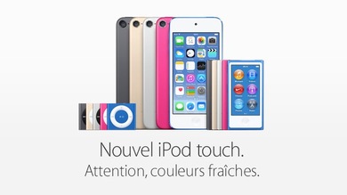 Les nouveaux iPod sont disponibles !