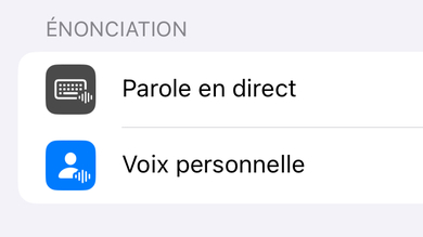 iOS 17 permet d'enregistrer une Voix Personnelle sur l'iPhone