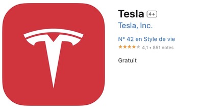 L'app Tesla gère les Raccourcis d'Apple !