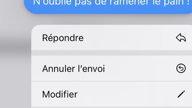 iOS 16 : éditer ou annuler ses Messages envoyés, en moins de 2 minutes !