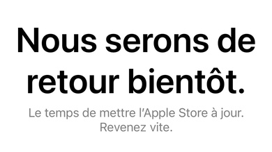 L’Apple Store en ligne est fermé (pour les nouveaux iPad) !