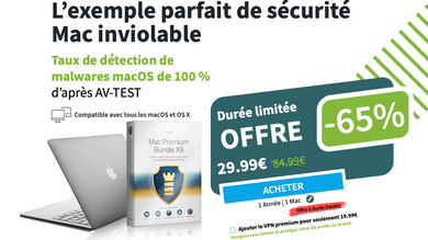 #BlackFriday : jusqu'à 65% de réduction sur les offres de protection d'Intego (Mac Premium Bundle X9 à 29€, Washing Machine X9 à 19€) [MAJ]