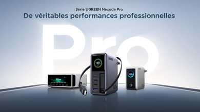 UGREEN lance deux chargeurs Nexode Pro GaN 160 / 300 W, avec écran intelligent [déjà en PROMO]