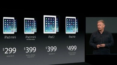 Et Apple annonce l'iPad mini 2 Retina à partir de 399 $, disponible en novembre