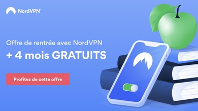 Bon plan VPN pour la rentrée : NordVPN dès 2,88€/mois, 3,65€/mois avec NordPass