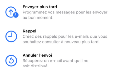 iOS 16 relooke enfin Mail (envoi différé, annulation, rappel...)
