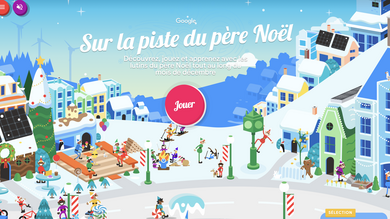 Google propose de suivre le Père Noël à travers le monde !