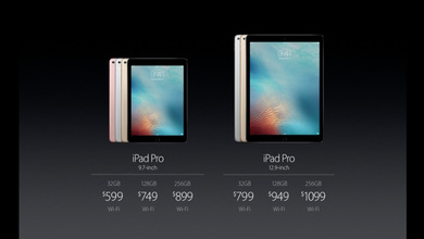 #Keynote : nouvel iPad Pro de 9,7"!