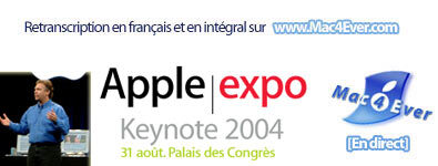 Le Keynote en live sur Mac4Ever !