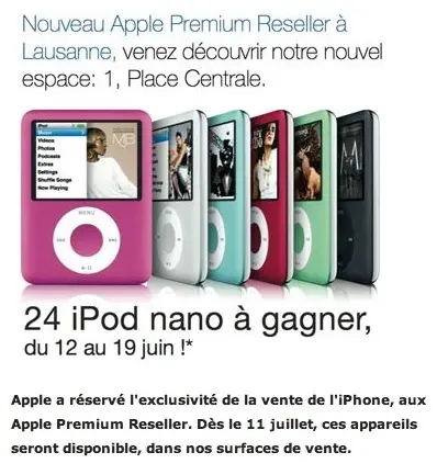 iPhone 3G disponible chez les Apple Premium Resellers ?