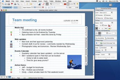 Office 2004, suite !