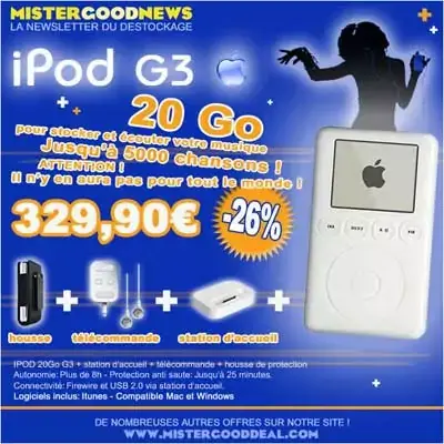 IPod, le good deal