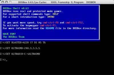 Illustration : Un Terminal DOS