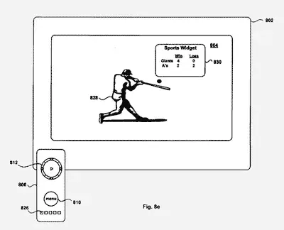 Brevet : des Widgets contextuels pour l'Apple TV