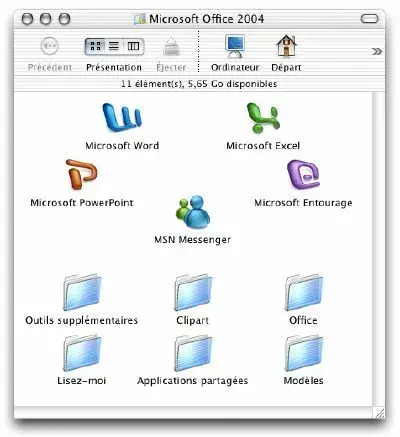 Office 2004 : Word et Entourage