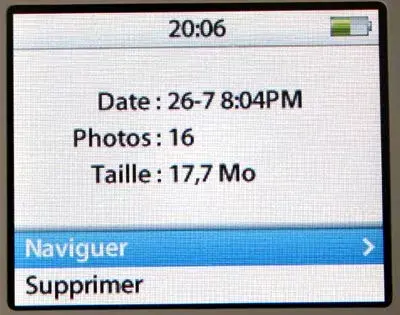 L'iPod, les photos et le grand voyageur