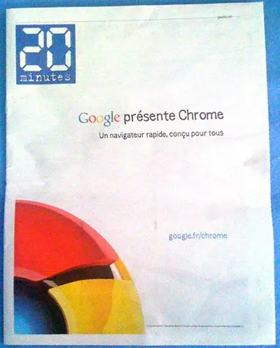 Google Chrome se paye 20 Minutes