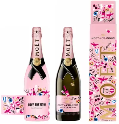 Pour la Saint Valentin, Moët & Chandon sort des emoji sur iOS