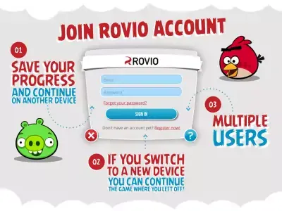 Rovio synchronise vos progrès à Angry Birds ou The Croods