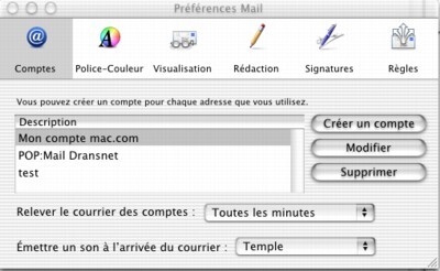 AppleMail pour Mac OS X
