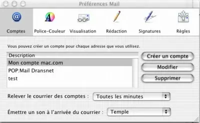 AppleMail pour Mac OS X