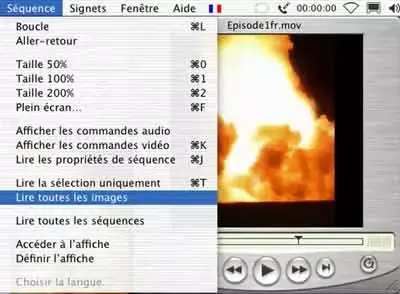 Ralenti sur QuickTime