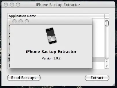 iPhone Backup Extractor fouille dans vos sauvegardes