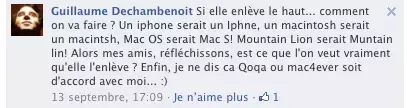 Concours iPhone/iPad : bravo à Guillaume !