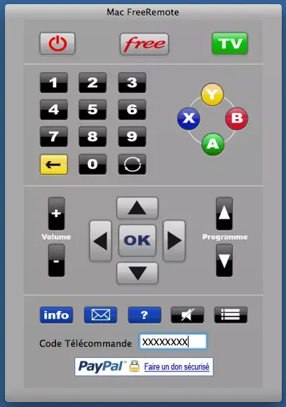 Votre Mac remplace la télécommande de votre Freebox