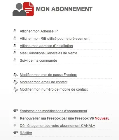 Free : le formulaire de demande de la Freebox Révolution