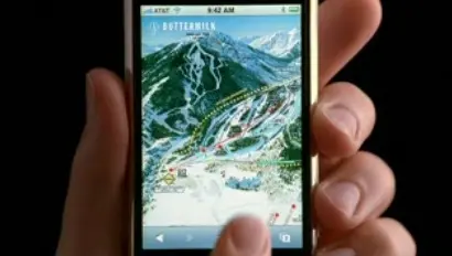 Pub : un iPhone au ski